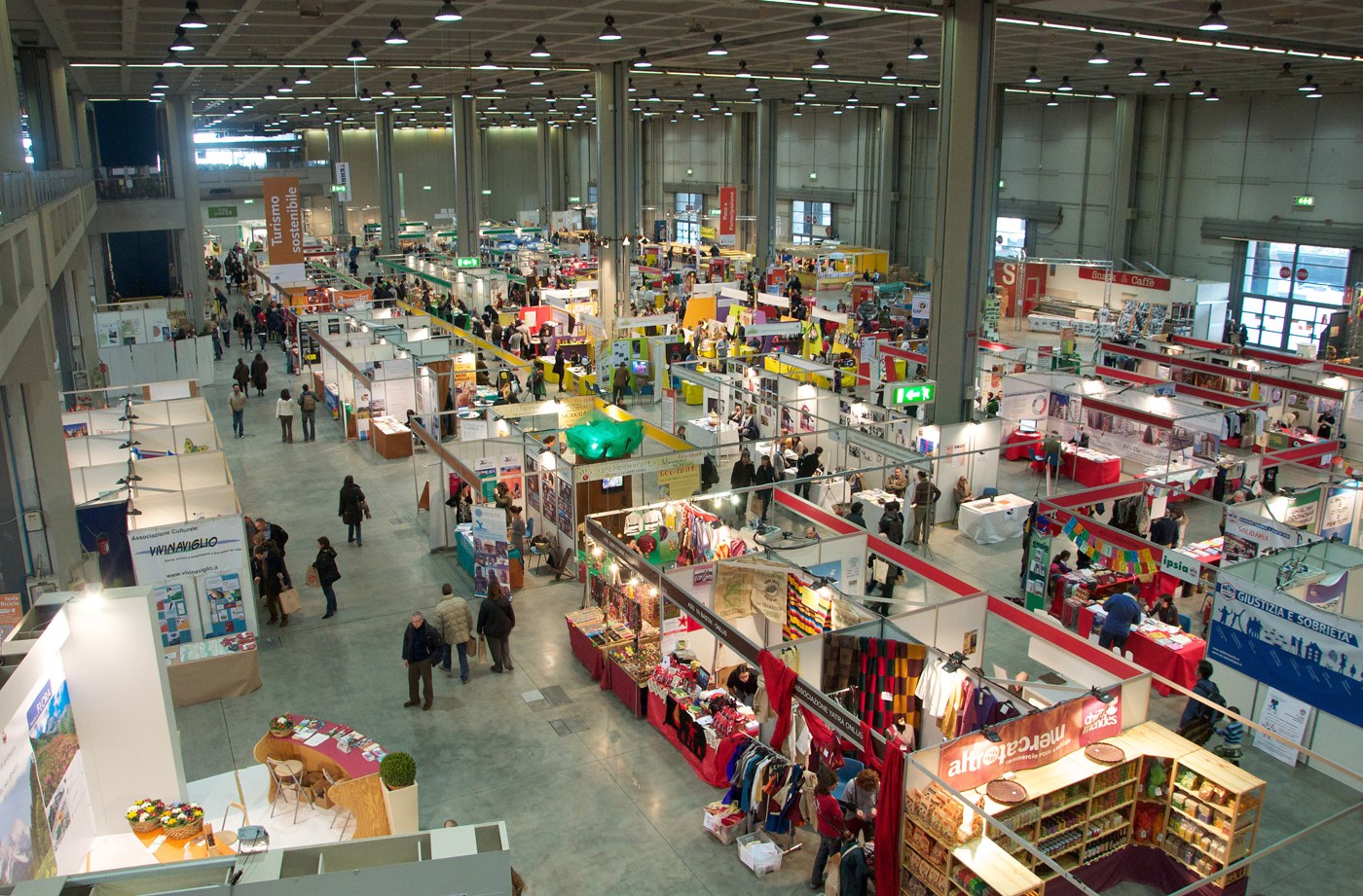 Interior de un pabellón de Fieramilanocity durante una feria en 2010